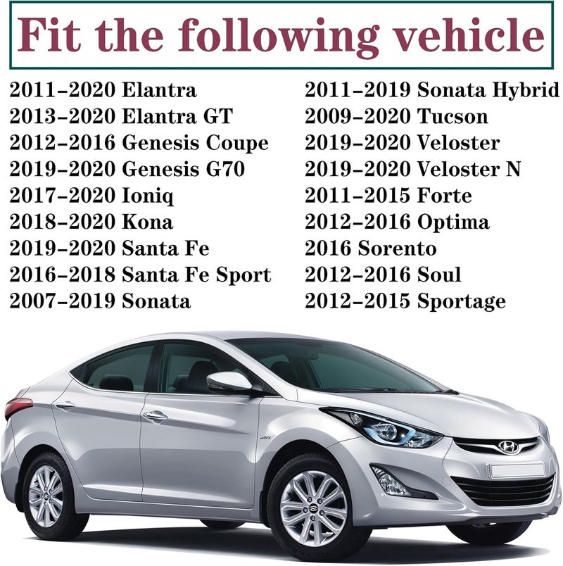BEONEO 26740-2G000 045-0404 For Hyundai Elantra Sonata PCV Valve GT Genesis Coupe Kona Santa Fe Tucson; kia Forte Soul Optima Rondo Seltos Sorento 1.6L 1.8L 2.0L 2.4L 3.3L 267402G000 PCV490 1PCS - Image 3